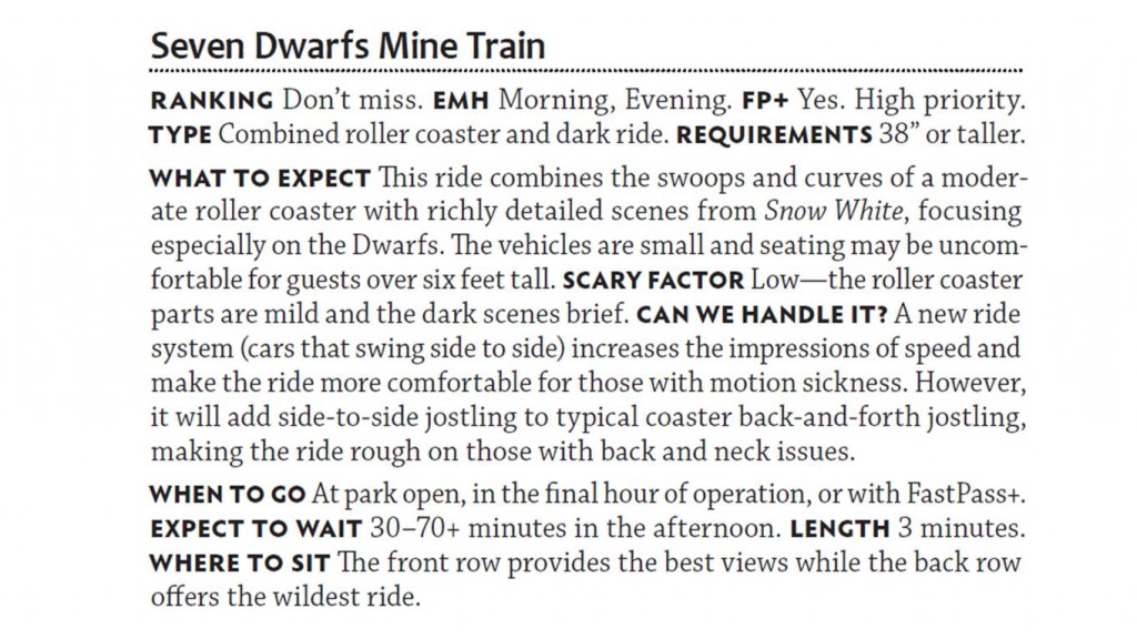 Seven Dwarfs Mine Train from The easy Guide