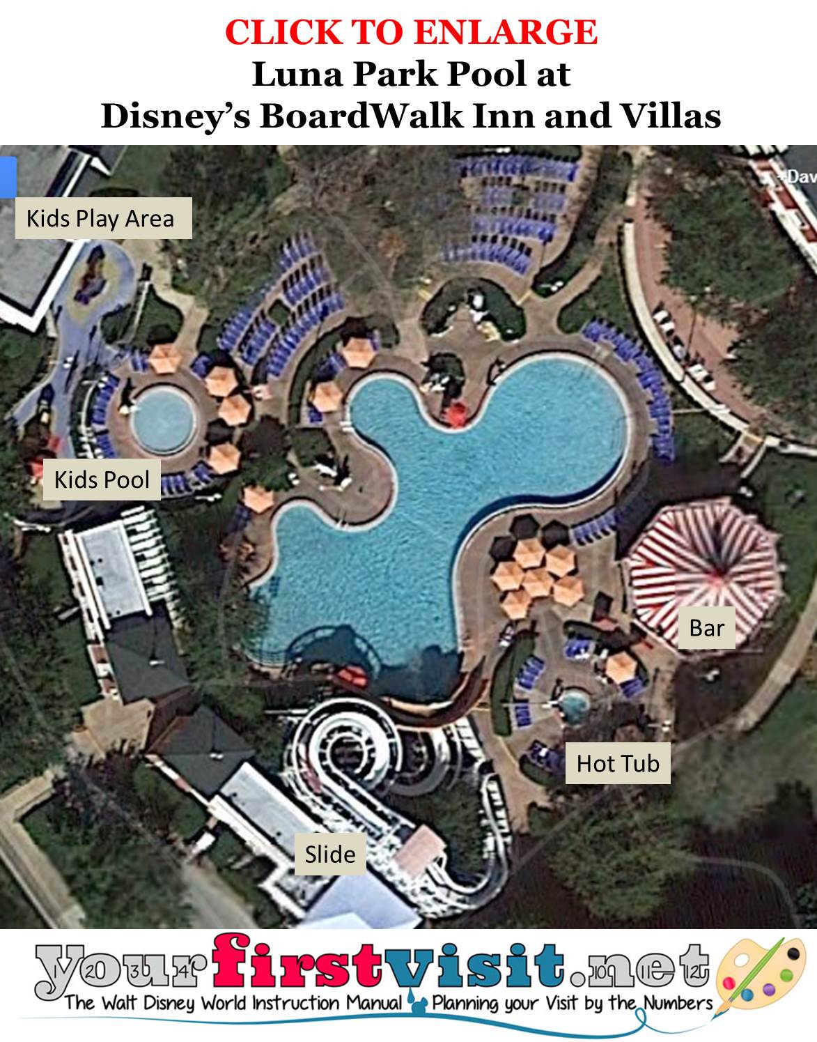 Luna Park Pool at Disney's BoardWalk Inn and Villas from yourfirstvisit.net