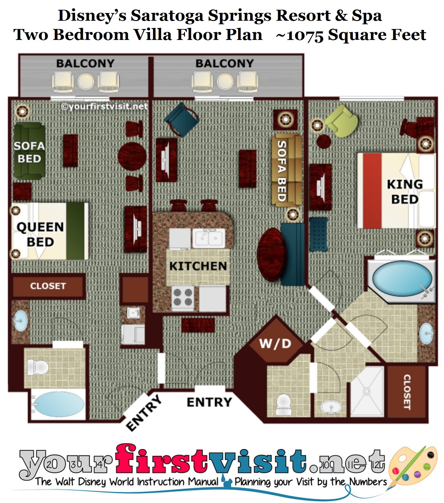 Saratoga Springs Treehouse Floor Plan