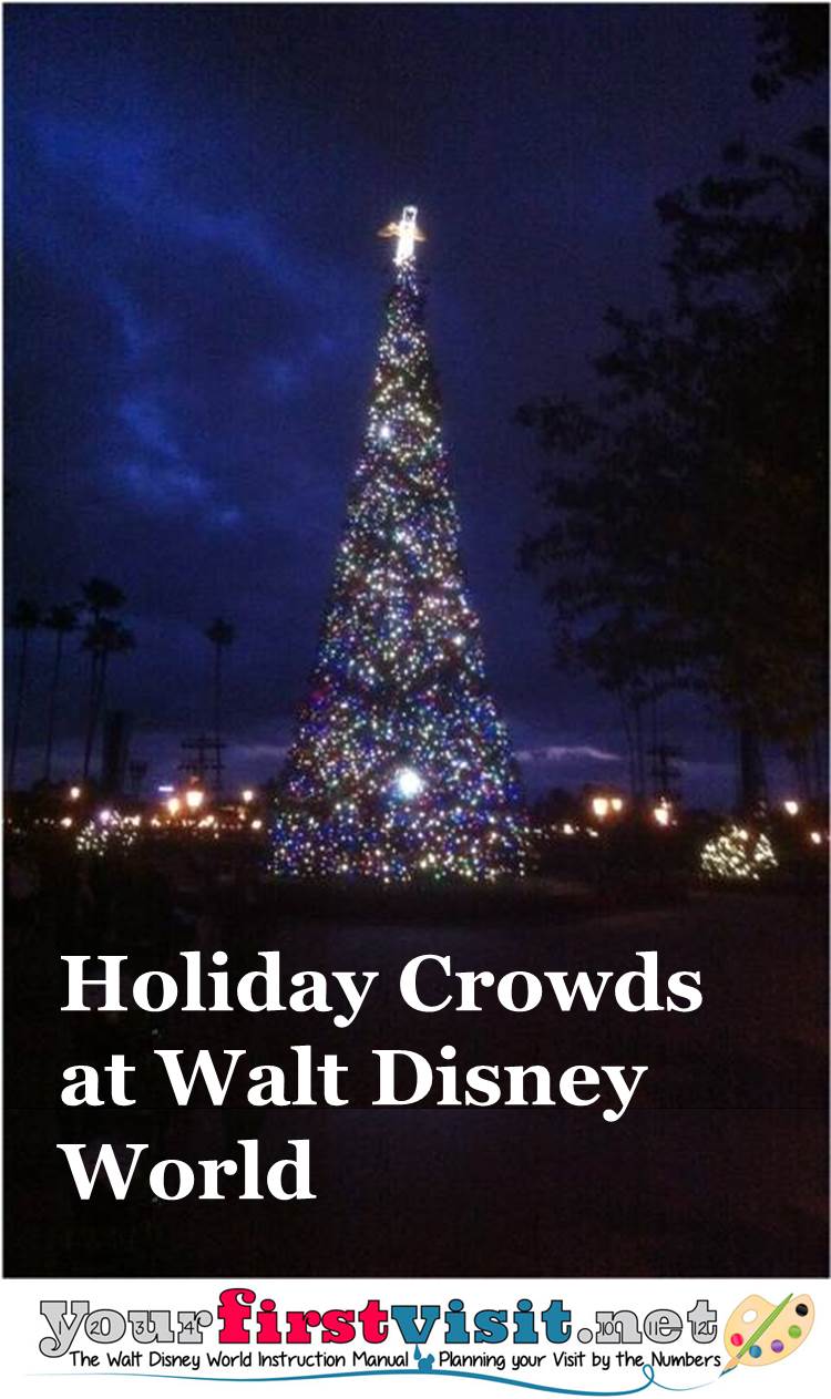 Holiday 2015-2016 Crowds at Disney World from yourfirstvisit.net