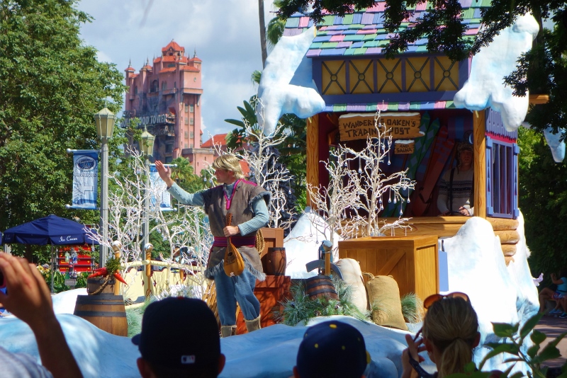 Kristoff Anna and Elsa's Royal Welcome Parade at Disney's Hollywood Studios from yourfirstvisit.net