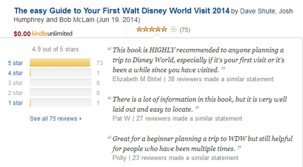 Disney Parks reviews and vacation planning help