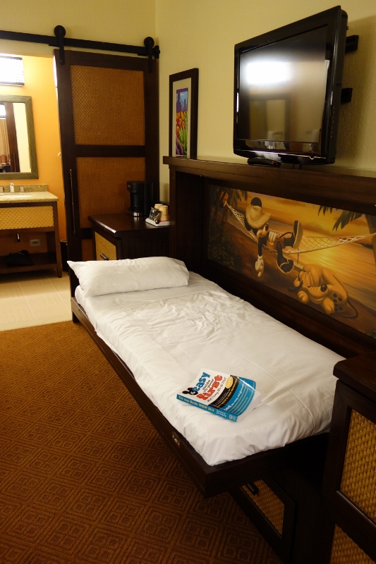 Murphy Bed Refurbished Queen Room Disney's Caribbean Beach Resort from yourfirstvisit.net (2)
