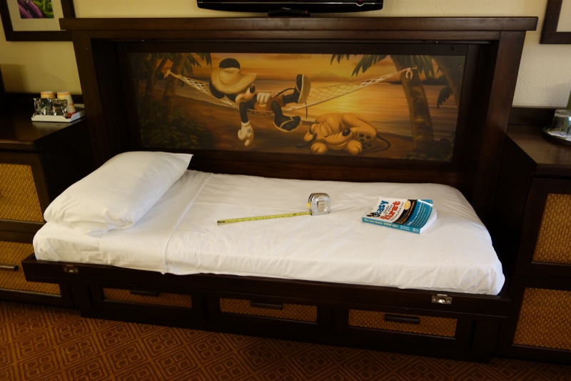 Murphy Bed Refurbished Queen Room Disney's Caribbean Beach Resort from yourfirstvisit.net
