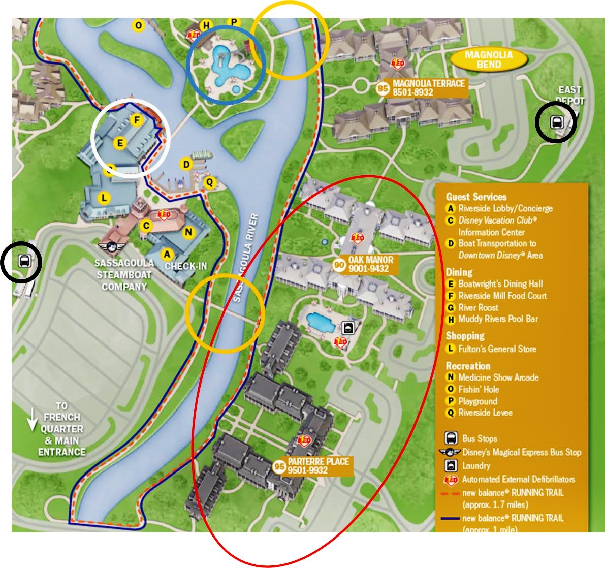 Royal Rooms Port Orleans Riverside Map 