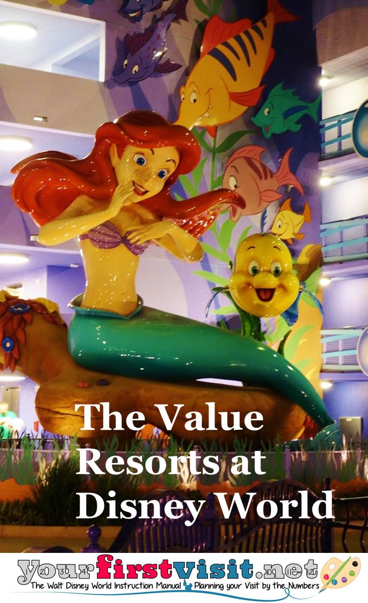 Introduction to the Disney World Value Resorts from yourfirstvisit.net