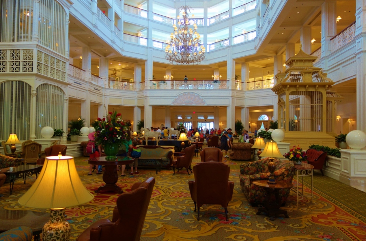 Lobby at Disney's Grand Floridian from yourfirstvisit.net