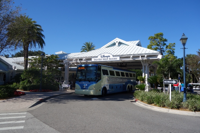 Bus Stop Disney's Old Key West Resort from yourfirstvisit.net