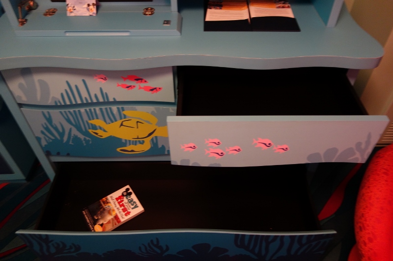 Dresser Storage Living Room Finding Nemo Family Suite Disney's Art of Animation Resort from yourfirstvisit.net