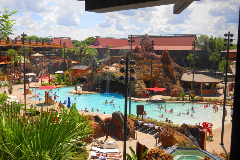 The Pools And Beaches At Disney S Polynesian Village Resort   The Pool At Disneys Polynesian Village Resort From Yourfirstvisit.net  