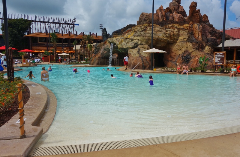 Zero Entry Lava Pool Disney's Polynesian Village Resort from yourfirstvisit.net