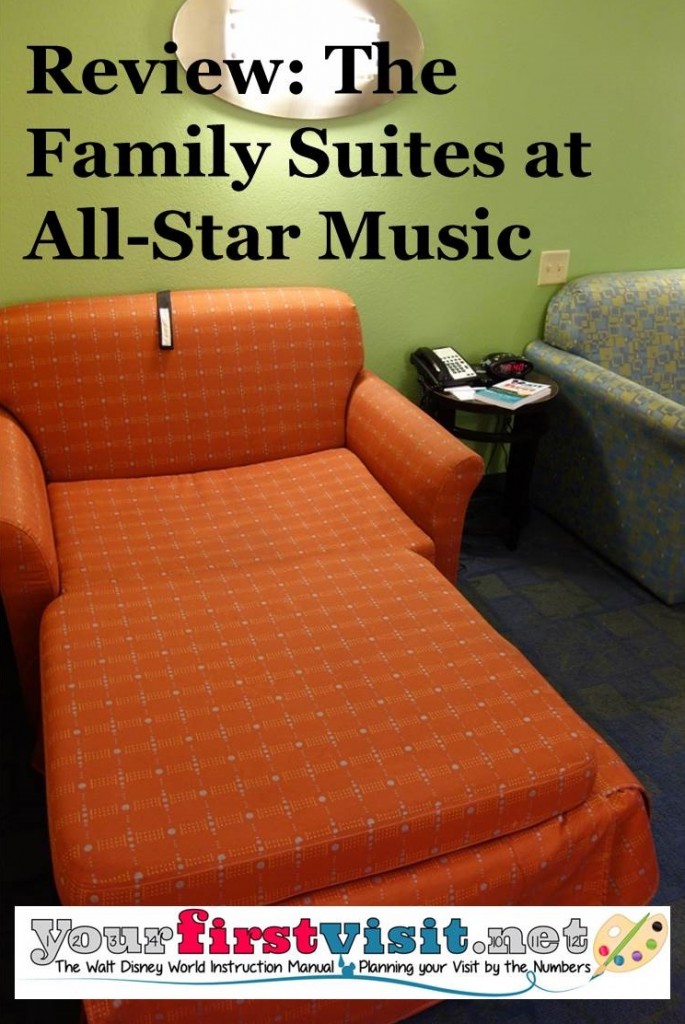 Review - The Family Suites at All-Star Music from yourfirstvisit.net