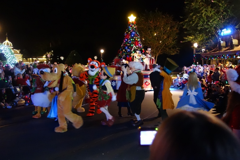 Characters Mickey's Once Upon a Christmastime Parade at MVMCP from yourfirstvisit.net