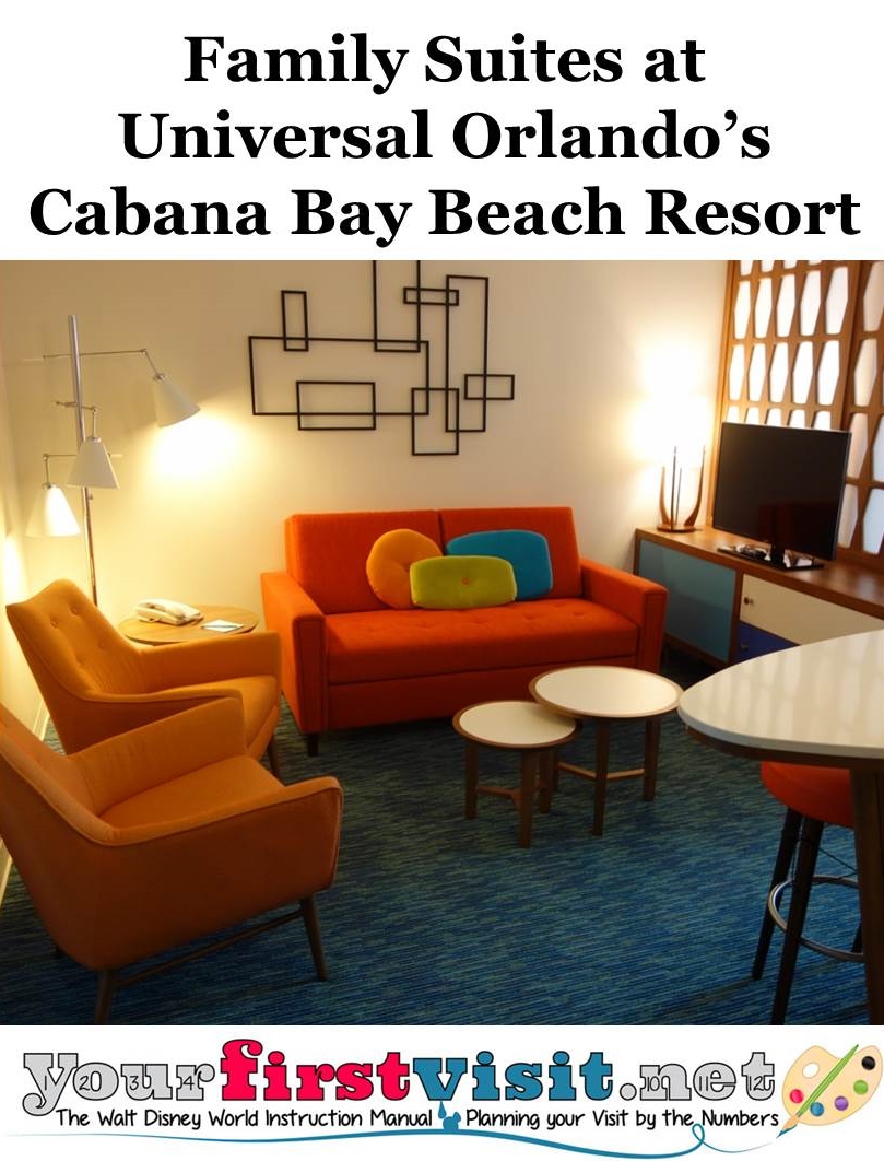 Six Person Family Suites At Cabana Bay Beach Resort At