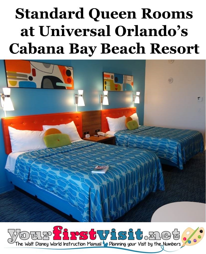 Standard Four Person Rooms At Cabana Bay Beach Resort At