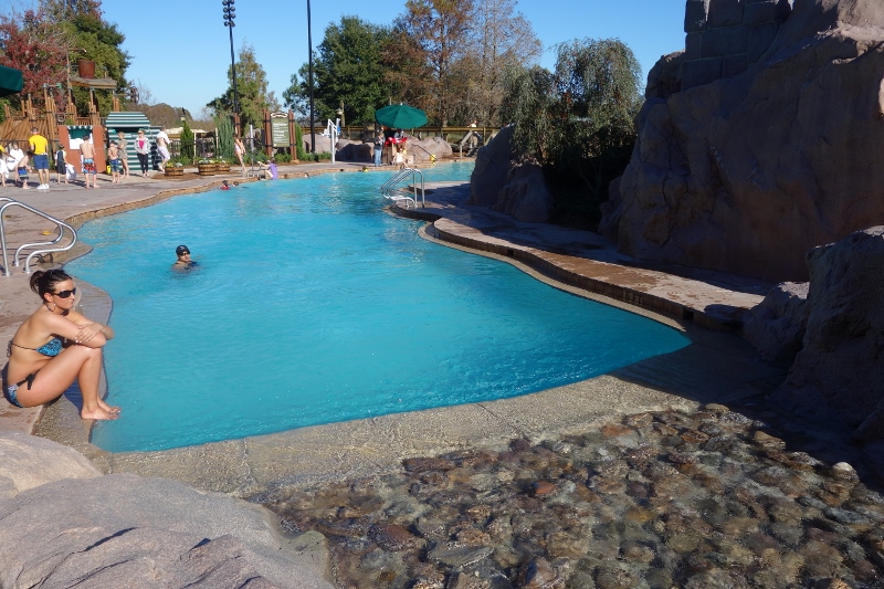 The Silver Creek Springs Pool at Disney's Wilderness Lodge from yourfirstvisit.net