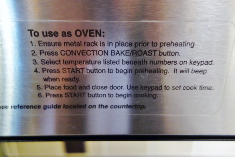 The Sort of Oven at the Refurbed Cabins at Fort Wilderness from yourfirstvisit.net