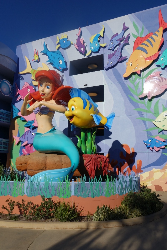 Building 8 Little Mermaid Area at Disney's Art of Animation Resort from yourfirstvisit.net