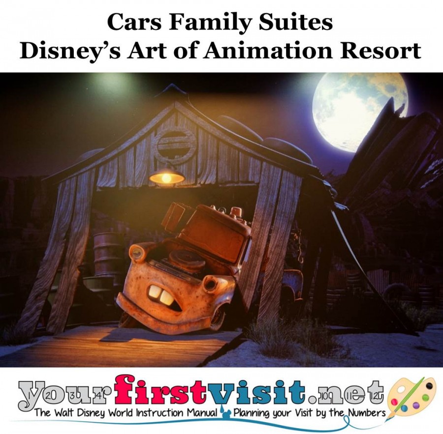 Photo Tour of a Cars Family Suite at Disney's Art of Animation Resort