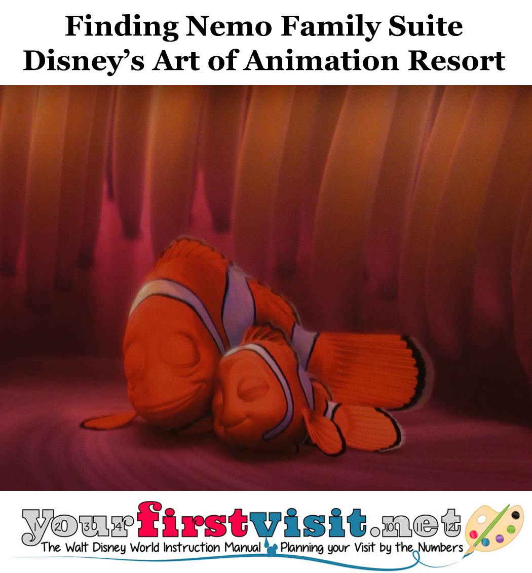 Finding Nemo Family Suite Disney's Art of Animation Resort from yourifrstvisit.net