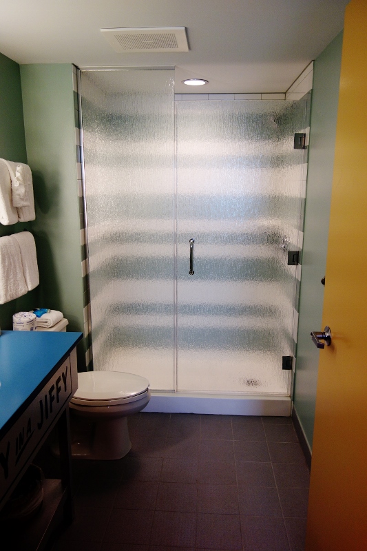 Master Shower Cars Family Suite at Disney's Art of Animation Resort from yourfirstvisit.net