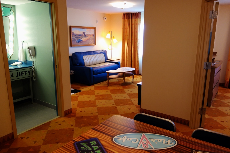 Other Side of Entry Cars Family Suite at Disney's Art of Animation Resort from yourfirstvisit.net