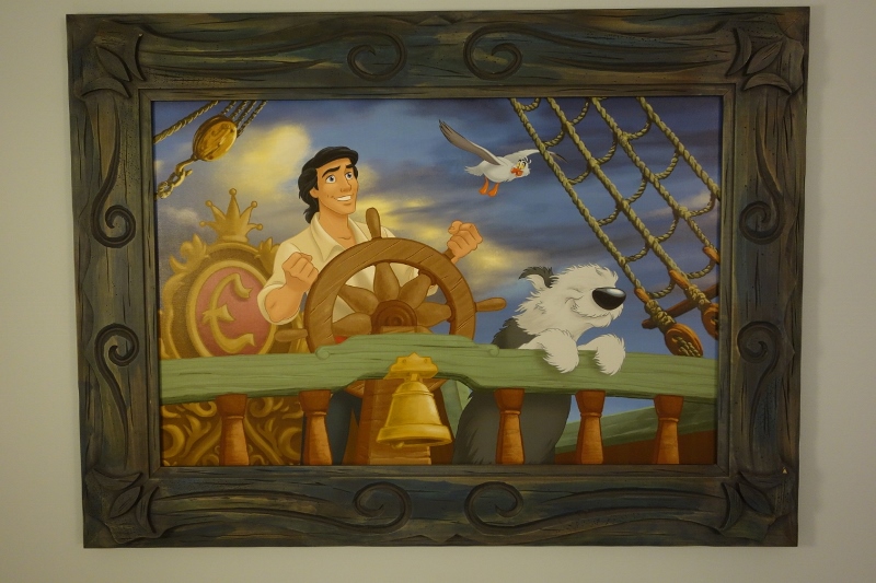 Prince Eric Little Mermaid Art of Animation Room from yourfirstvisit.net