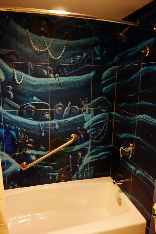 Shower Tub Little Mermaid Art of Animation Room from yourfirstvisit.net