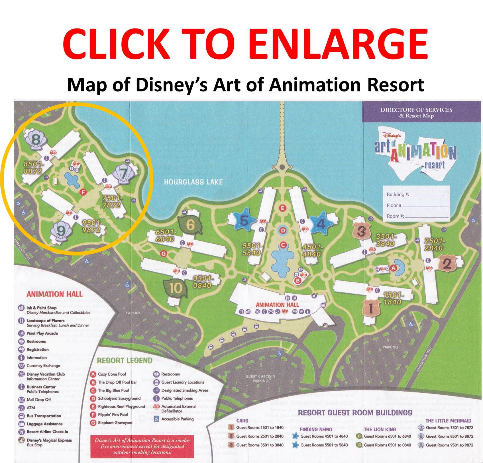 Review The Little Mermaid Area and Rooms at Disney's Art of Animation