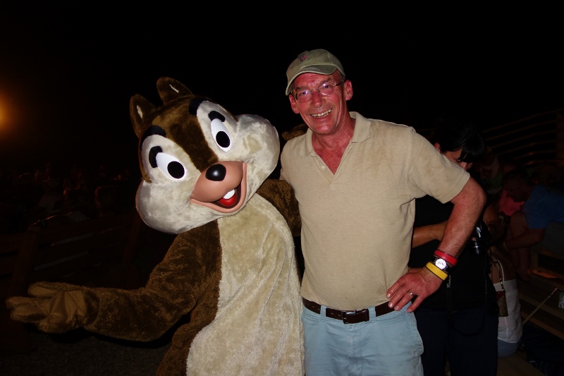 Me and a Chipmunk Disney's Fort Wilderness Resort and Campground from yourfirstvisit.net