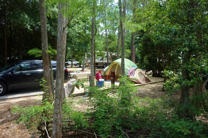 Tent Camping at Fort Wilderness from yourfirstvisit.net