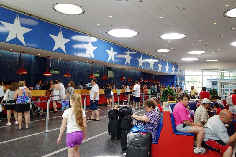 Lobby at Disney's All-Star Sports Resort from yourfirstvisit.net
