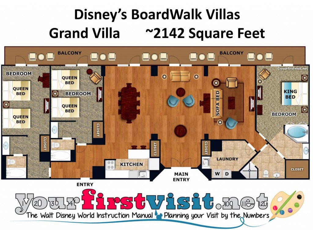 Accommodations and Theming at Disney's BoardWalk Villas ...