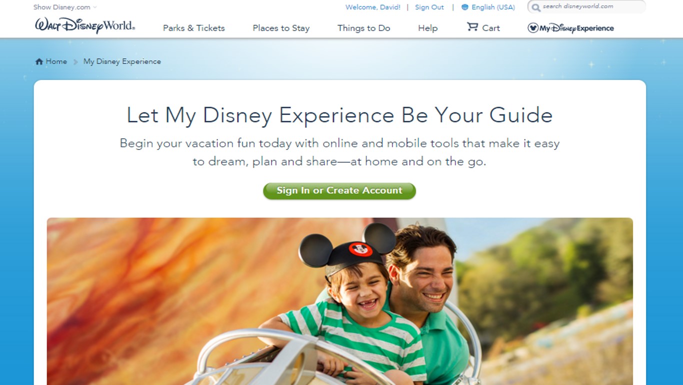 My Disney Experience for FastPass+ from yourfirstvisit.net