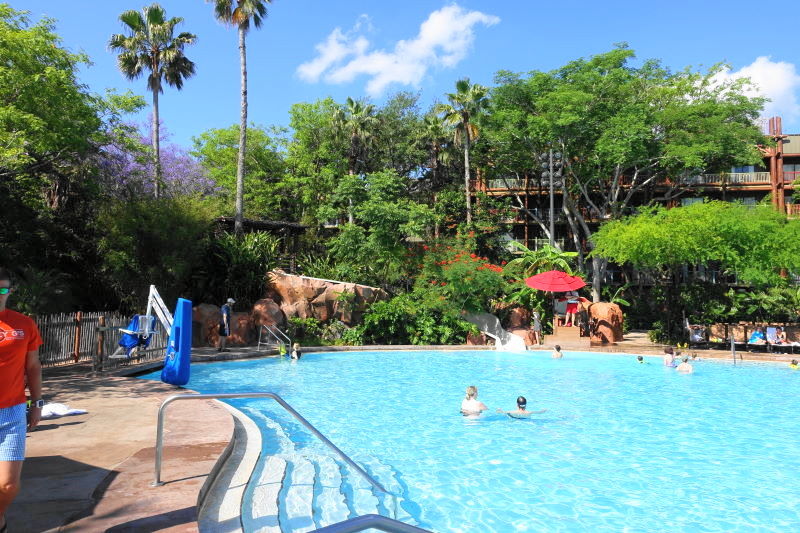 The Uzima Springs Pool at Disney's Animal Kingdom Lodge