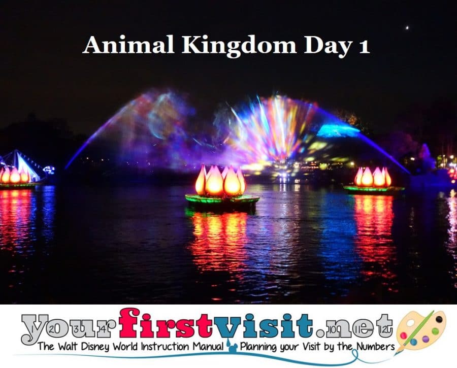 Animal Kingdom Day 1 Disney World Lower Crowd Itinerary