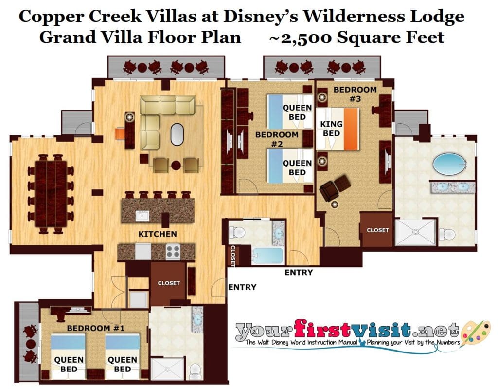 Theming and at Copper Creek Villas at