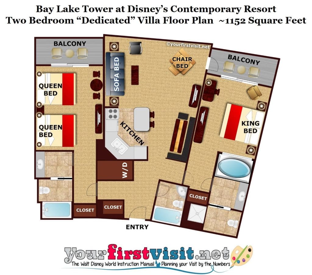 Theming And Accommodations At Bay Lake Tower At Disney S