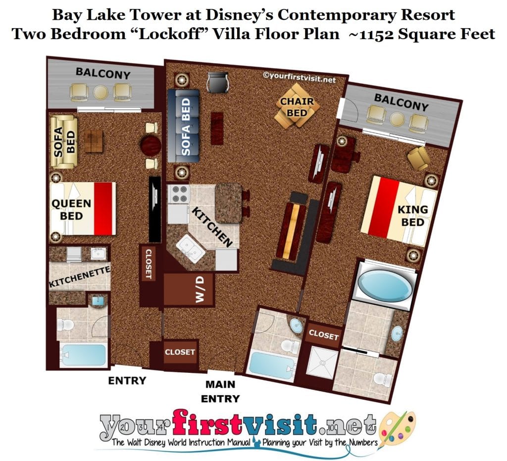 Theming And Accommodations At Bay Lake Tower At Disney S