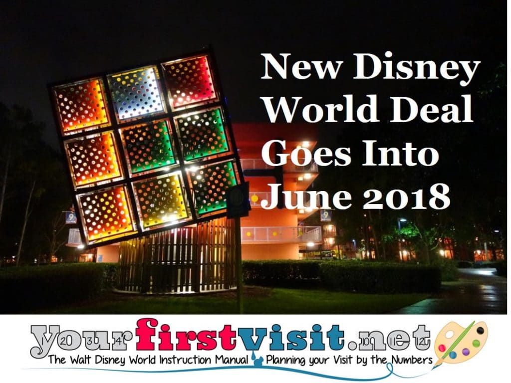 Disney World Room Rate Deal for Into June 2018 Released