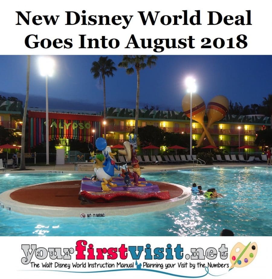 Disney World Room Rate Deal for June 11 through August 1, 2018 Released