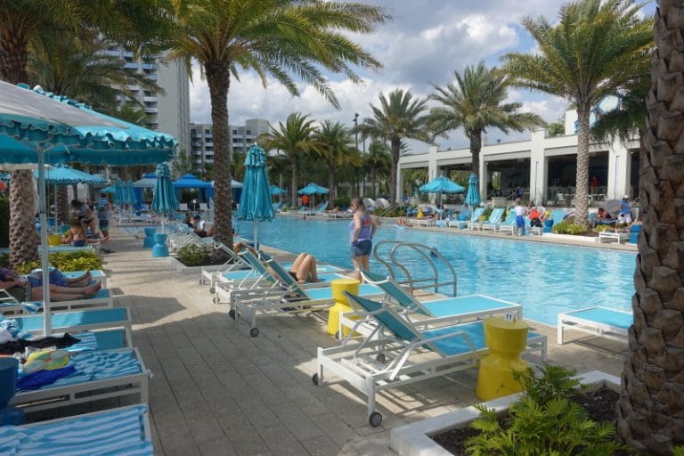 The Pools at the Hilton Buena Vista Palace, Disney Springs Resort Area ...