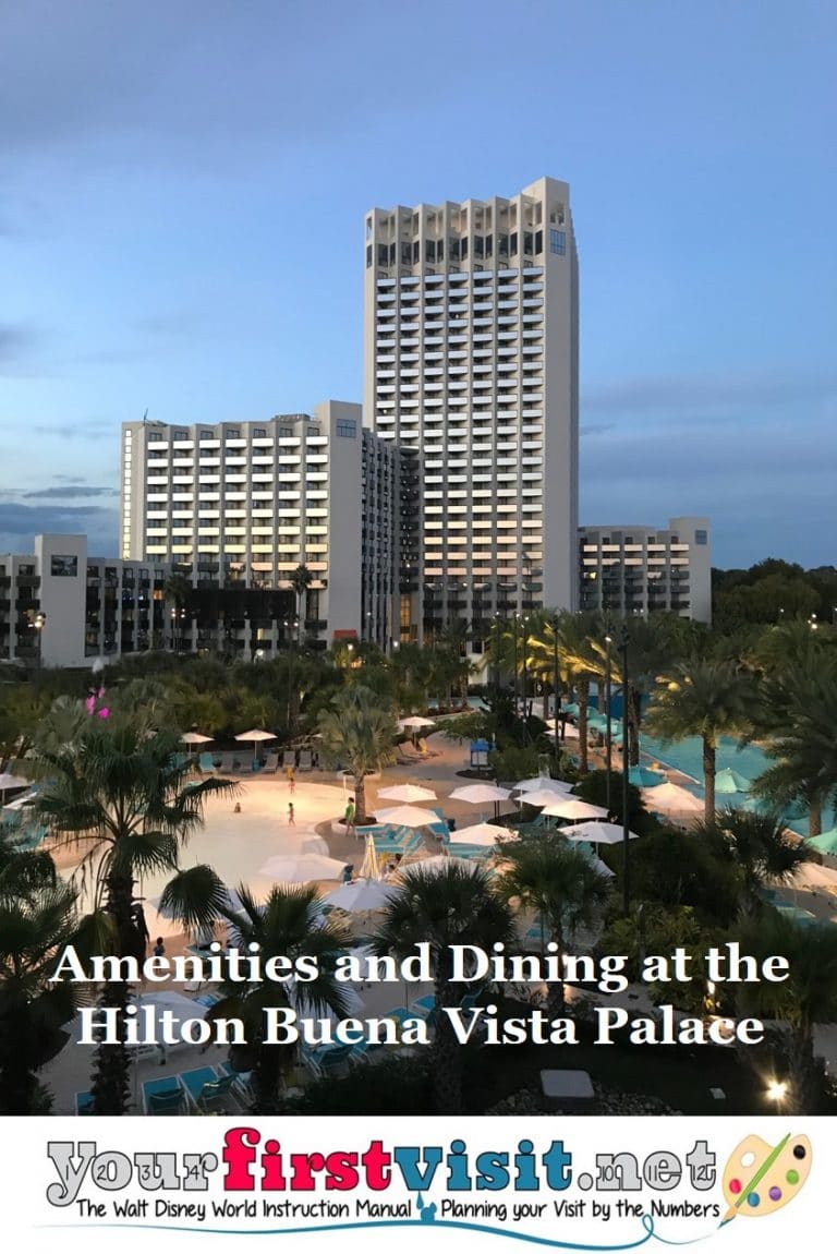 Amenities and Dining at the Hilton Buena Vista Palace, Disney Springs