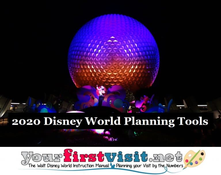 Updated Disney World Planning Tools for 2020 - yourfirstvisit.net