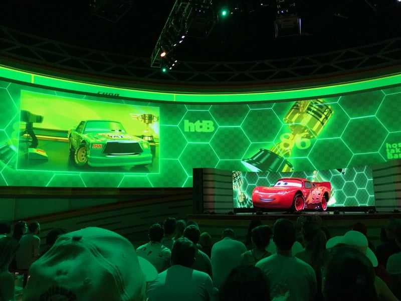 Green Light Go! Lightning McQueen Cars Attraction At Hollywood Studios