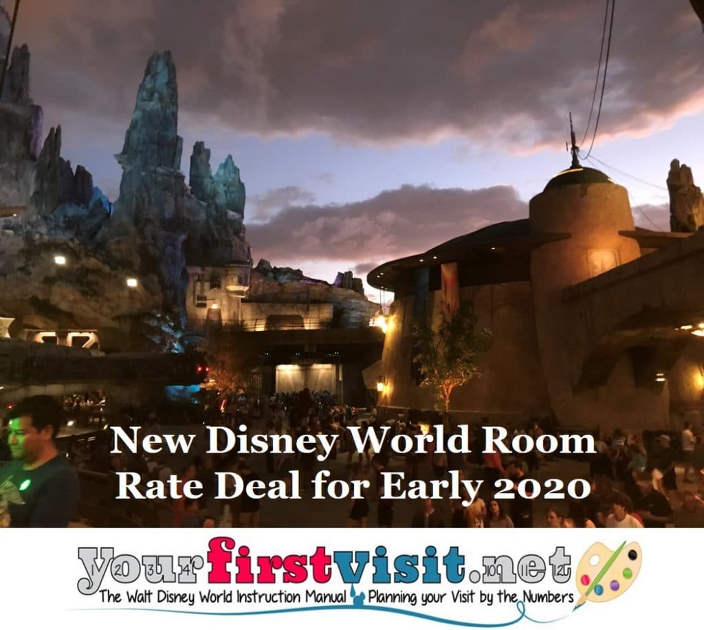 New Disney World Room Rate Deal for 2020
