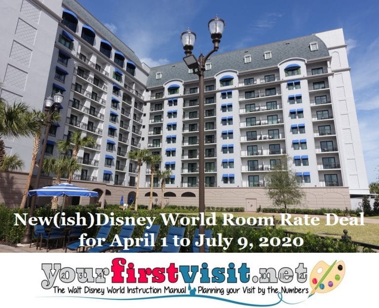 Disney World Room Rate Deal for April to August 31 2020 Is Out