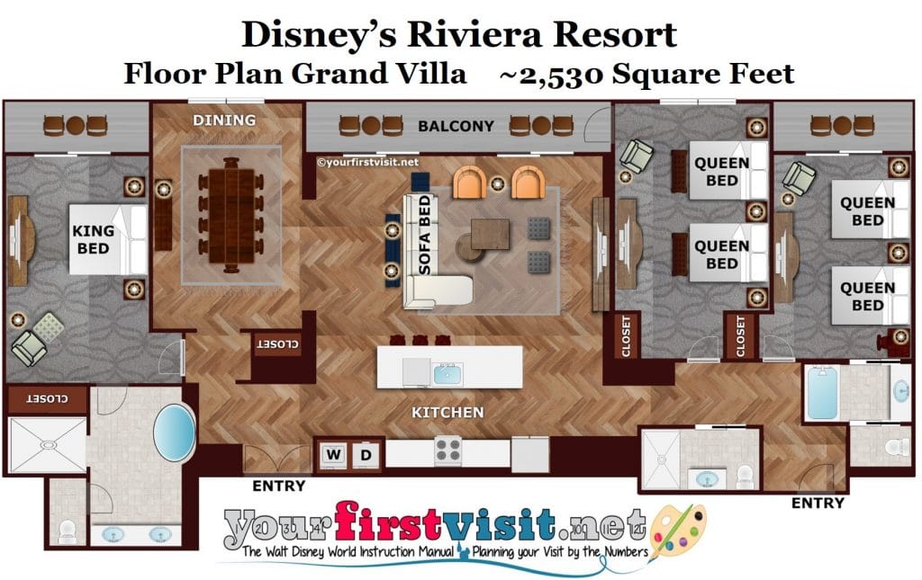 Disney's Riviera Resort map 