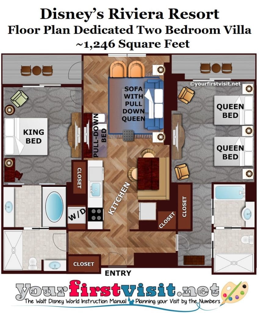 Disney's Riviera Resort map 