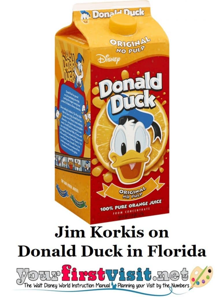 A Friday Visit with Jim Korkis: Donald Duck in Florida 